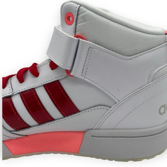 Adidas Originals Forum Mid Women's Sneaker, Red/Pink, Size 9, Eco-Friendly - Picture 2 of 13
